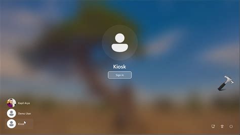 KIOSK [Login].